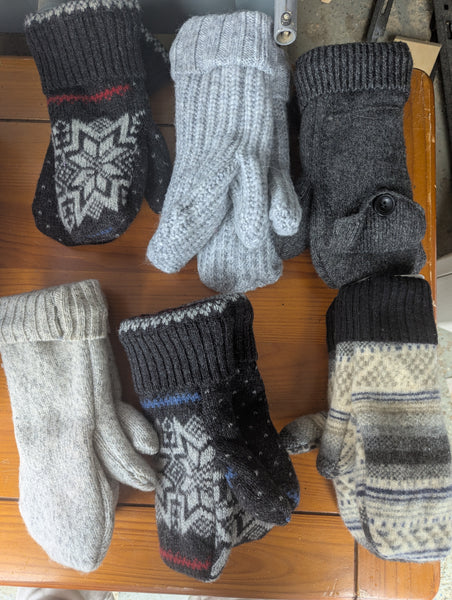 Smittens: From Loved Sweater to Lasting Warmth - Introducing Upcycled Mittens!