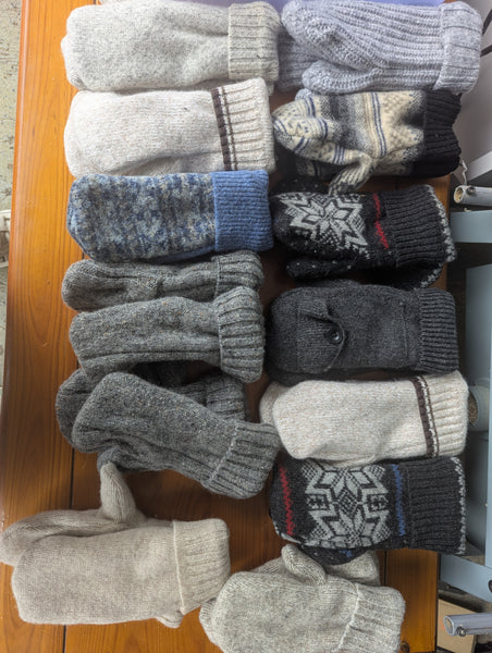 Smittens: From Loved Sweater to Lasting Warmth - Introducing Upcycled Mittens!